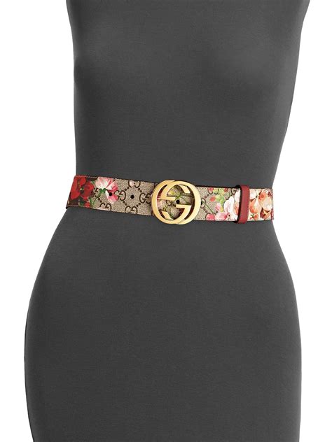 gucci floral belt|women's Gucci belt silver buckle.